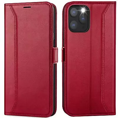 Flip Case For IPHONE 11 Pro Rfid Protective Case Wallet Cover Book Cover Case • £13.75