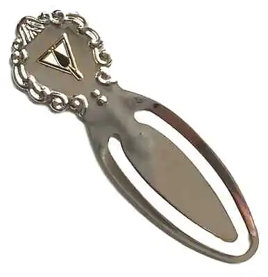 Masonic Trowel In The Triangle Enamel Crested Bookmark & Gift Bag (K046) • £8.99