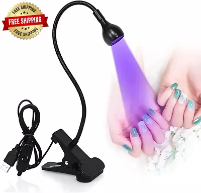 Light For Nails Mini UV Lamp For Gel LED Curing Lamp With Flexible Manicure Dry • $11.07