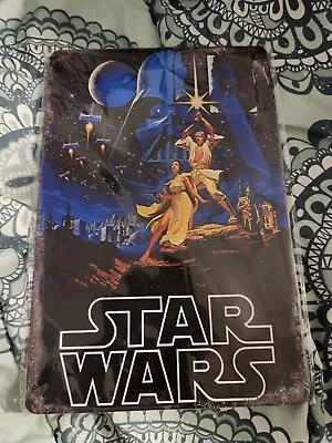 Star Wars Movie Metal Poster Tin Sign - 11×7 In.  • $13.53