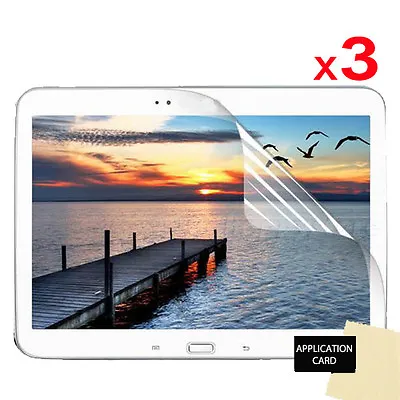 £2.95 • Buy 3 Pack Of CLEAR Screen Protector Guard For Samsung Galaxy Tab 3 10.1 P5200 P5210