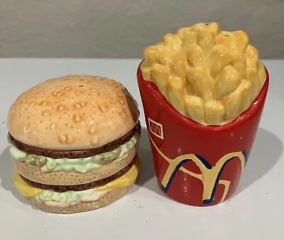 McDonald's Cheeseburger And French Fries Salt And Pepper Shakers From 1997 • $27.94