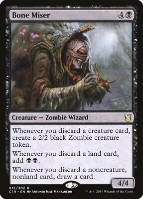 Bone Miser [Commander 2019] Magic MTG • $9.55