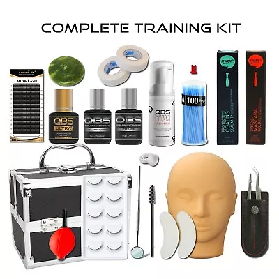 Complete QBS Training Kit For Eyelash Extensions With Aftercare Products UK Post • £13.99