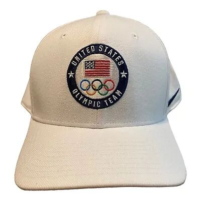 United States Olympic Team Nike True Dri-Fit Hat Cap USA  Men White • $25