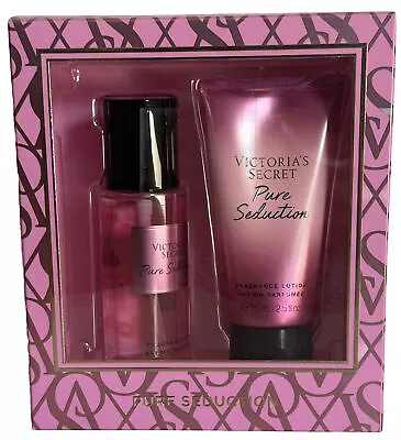 Victorias Secret Pure Seduction Body Mist Lotion Mini Gift Set Holiday 2023 New • $18.95