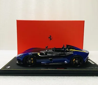 1/18 BBR Ferrari SP2 Blue Vietry/New Black Daytona Limited Edition With Case • $595