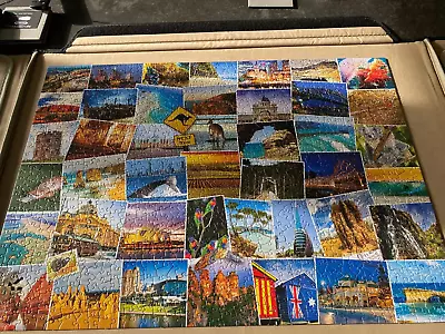 Eurographics - Globetrotter 1000 Piece Jigsaw Puzzle -  Australia • £1.50