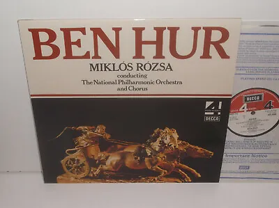 Decca PFS 4394 Miklos Rozsa Ben Hur / NPO / Cond. Miklos Rozsa HP TAS List  • £50