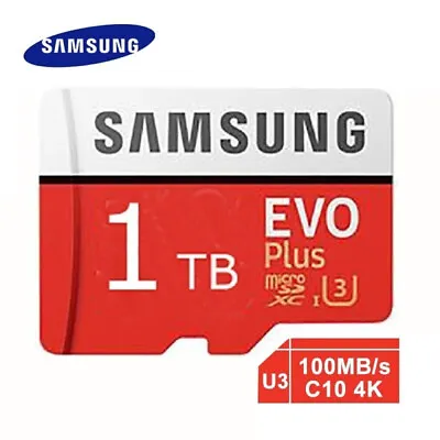 1TB Samsung Evo Plus Micro SD Card Class 10 U3 A2 SDXC TF Memory Card 100MB/S • £11.99
