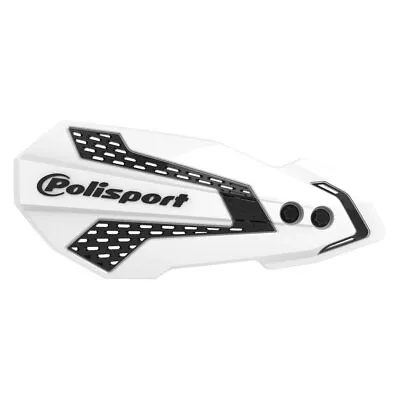 Polisport 8308200002 MX Flow Handguards White/Black • $27.51