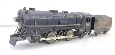 Marx Trains Prewar 999 Diecast 2-4-2 Steam Locomotive & NYC Tin Tender O Working • $49.99