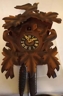 VINTAGE Black Forest Cuckoo Clock - WEST GERMANY CUCKOO CLOCK MFG. CO.  INC. • $250
