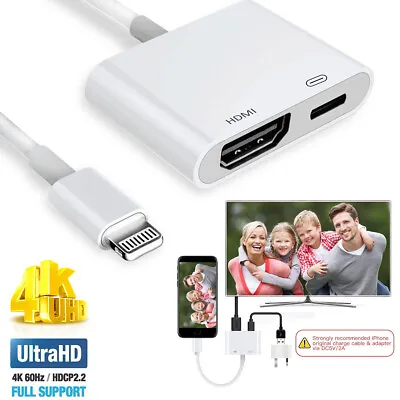 For Apple IPad Connect To HDMI TV AV Adapter For IPad Mini 5 Air 3 To Apple TV • $25.64