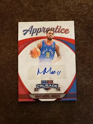 2021-22 Panini Chronicles Crusade Monte Morris Apprentice No.APP-MMO • $13