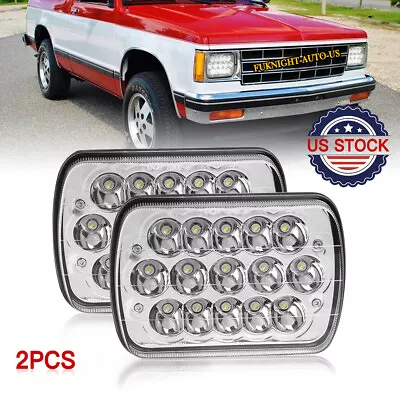 2PCS For 1982-1993 Chevy S10 Blazer GMC S15 7X6  5X7  LED Headlights Hi-Lo Beam • $33.99