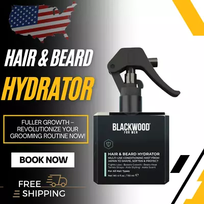 Blackwood For Men Hair&Beard Hydrator Spray-Best Natural Styling Hair Care Mist • $19.50