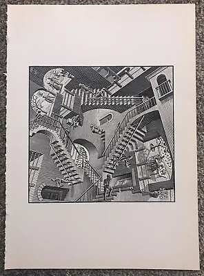 M.C. Escher Book Print “Relativity” • £19