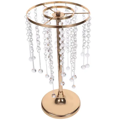  Crystal Wedding Guide Flower Stand Dinning Room Decoration Tall Vase • £37.69