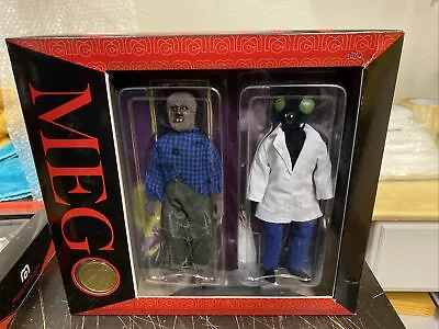 Horror Flocked The Fly And Wolfman Action Figure Exclusive Two PK With Coin Mego • $42