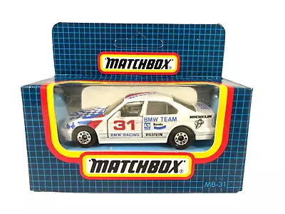 MB-31 Matchbox BMW 5 Series Fina -Sealed 1990 Blue Window Box Die Cast • $29.95