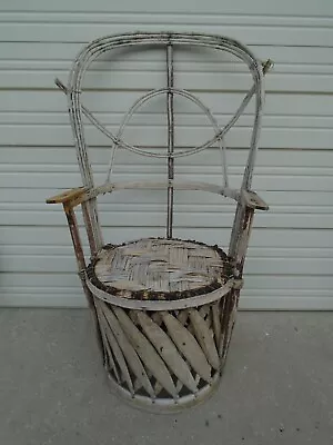 Twig Chair Tree Branches Rustic Peacock Mexican Equipale Primitive Indian Cabin • $199