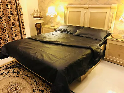 Genuine Leather Bed Sheet With Pillow Duvet Cover Single/double/king/super King  • $699