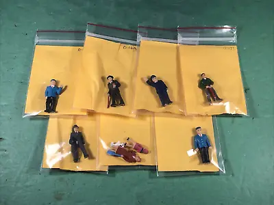 7 Lot Plastic Figures | O Gauge | 1-1/2  Tall | For Train Layout • $14.99