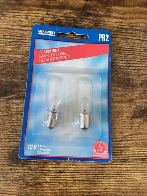 $9.99 • Buy Wagner Miniature Flashlight Bulb 12V Pack Of 2 BPPR2