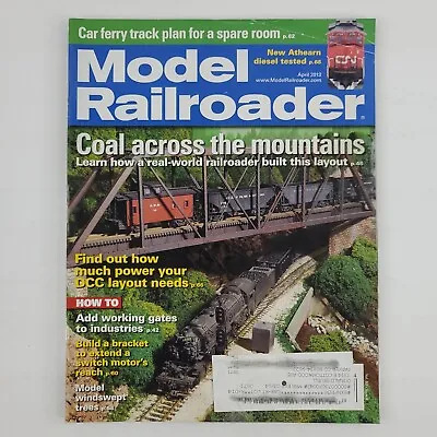 Vintage Model Railroader April 2013 Magazine Train Hobbyist Miniature  • $3.98