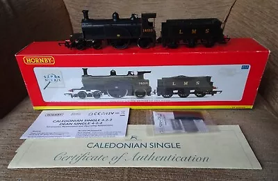 Hornby OO Gauge DCC Ready R2683 LMS 4-2-2 X Caledonian Single 14010 Super Detail • £85