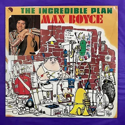 Max Boyce The Incredible Plan 12”  Vinyl LP Album 1976 • £5
