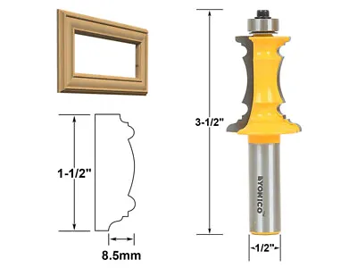 1-1/2  Miter Frame Molding Router Bit - 1/2  Shank - Yonico 16165 • $22.95