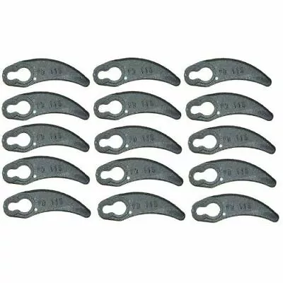 15 X Plastic Blades For CHALLENGE M1G-ZP2-280E 1100W Lawnmower Lawn Mower • £10.88