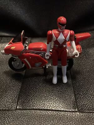 1993 Mighty Morphin Power Rangers RED RANGER & TYRANNOSAURUS REX BATTLE BIKE • $19.99