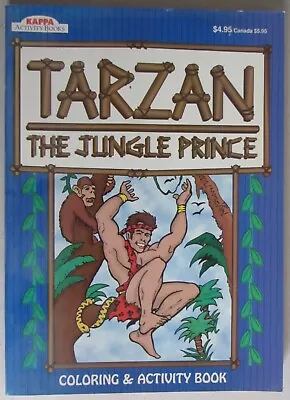 Tarzan The Jungle Prince~coloring & Activity Book~edgar Rice Burroughs~1997~fine • $5