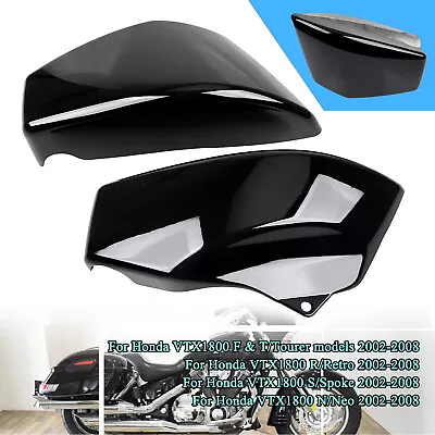 Vivid Black Battery Side Fairing Covers For Honda VTX1800F3 VTX1800N2 VTX1800S1 • $29.68