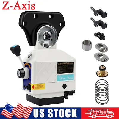 Z-Axis Power Milling Machine 450 In-lb Torque 0-200 RPM Power Feed Table Mill US • $148.19