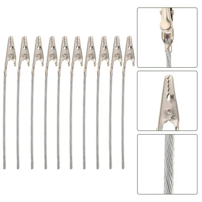 50 Pcs Wire Alligator Clips Picture Stands Metal Clay Card Deck Holder • $12.82