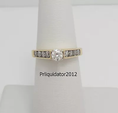 1/2CT Diamond Solitaire Engagement Anniversary Wedding Ring Band 14K Yellow Gold • $349.99