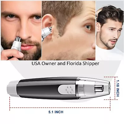 Electric Nose Hair Trimmer Shaver Ear Face Eyebrow Mustache Beard Shaver Clipper • $5.98