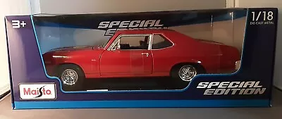 Chevy Nova SS Coupe 1/18 Scale Die Cast Muscle Car • $35