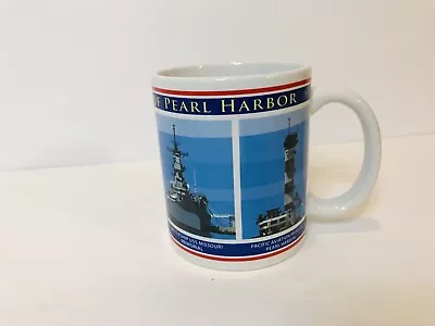 Pearl Harbor Hawaii Coffee Mug WWII Historical Monument ￼Legacy￼ 10oz EUC • £11.57