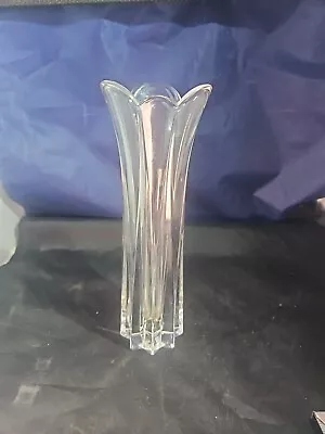 Beautiful Vintage Mikasa 8  Grooved Bud Vase Heavy Solid Vase • $8.95