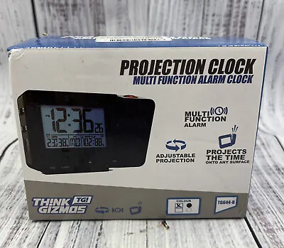 Projection Clock Multi Function Alarm Thermometer Date LED Projects Time • $17.99