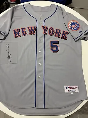 Majestic New York Mets David Wright Road Jersey Size 52 Authentic Collection • $125