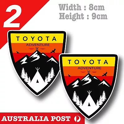 Toyota HILUX TRD Adventure Logo 4x4 Off Road Hilux Toyota  Stickers • $7.20