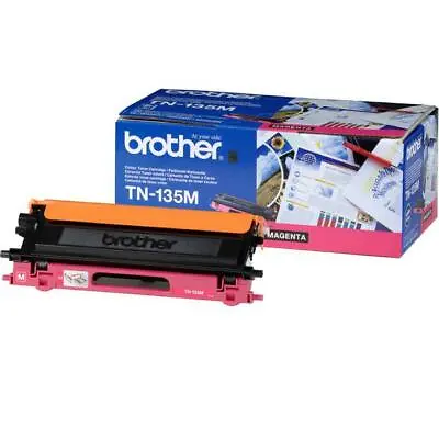 £10.09 • Buy Genuine Brother TN-135M Magenta Laser Printer Toner  HL-4040CN/4050CDN/4070 Open