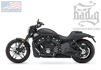 $179.95 • Buy Harley V-ROD MUSCLE LEFT Side BLACK SOLO BAG Saddlebag - VRL03 BAD&G CustomS