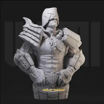 Judge Dredd Bust 3D Print Figure GK Model Kit Unpained Unassembled Garage Kits • $27.99